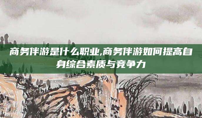 铜仁商务伴游是什么职业,商务伴游如何提高自身综合素质与竞争力