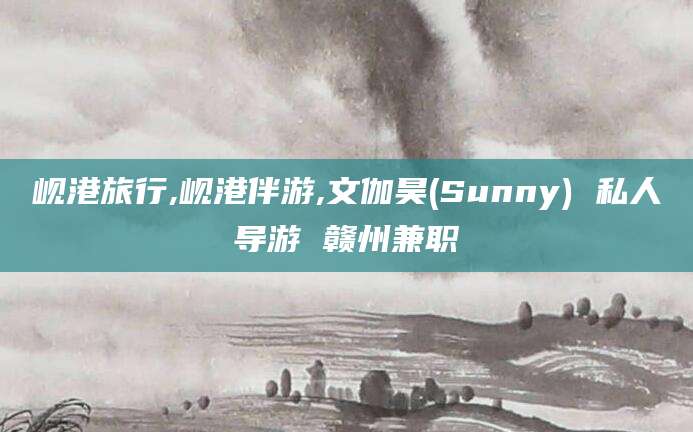 铜仁岘港旅行,岘港伴游,文伽昊(Sunny) 私人导游 赣州兼职